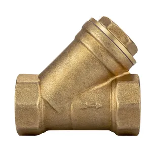 Tmok黄铜y型过滤器，青铜y型过滤器，带螺纹固定器和螺纹端连接