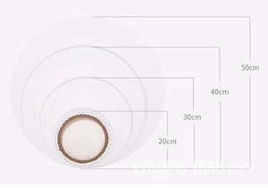 Transon Textile <strong>Round</strong> Cotton-Linen Blend Stretched <strong>Canvas</strong> with Fine Texture for Oil/Acrylic/Watercolor Painting - Product Image 4