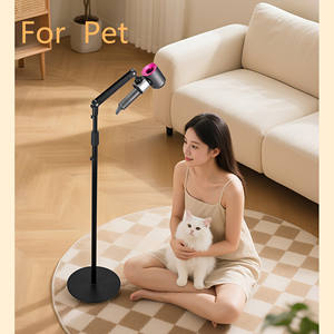 Support de téléphone portable universel 2 en 1 en acier inoxydable, flexible, pour sèche-cheveux, support de sol, accessoire pour personne paresseuse - Product Image 2