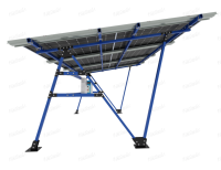 Système de carport solaire pré-assemblé en acier au carbone, surface anodisée, durée de vie de 20 à 25 ans, pour usage domestique, autoroute, arrêt de bus