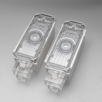 Nouveau design réglable sans fil led porte de voiture lumière de bienvenue led projecteur lampe verre porte de voiture logo personnalisé bienvenue lumière led