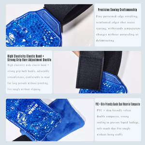 Compresa <span class=keywords><strong>de</strong></span> Gel Reutilizable No Tóxica para Muñeca y <span class=keywords><strong>Rodilla</strong></span>, Frío/Calor, con Perlas <span class=keywords><strong>de</strong></span> Gel para Alivio <span class=keywords><strong>de</strong></span> Esguinces y Dolor Articular, Tamaño Personalizado - Product Image 6