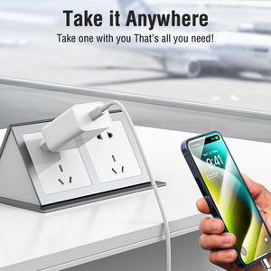 <span class=keywords><strong>Chargeur</strong></span> mural rapide Type-C 25W PD 3.0 pour <span class=keywords><strong>montre</strong></span> et pour 15 Pro Max avec protection ignifuge OTP/OVP - Product Image 2