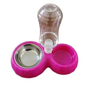 Top Sale any color pet bowls feeders Plastic Dog bowl cat pet water bowl Easy to clean for pet dog cat TM4004