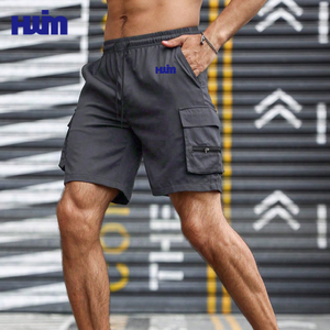 OEM vente en gros de shorts de survêtement <span class=keywords><strong>avec</strong></span> poches à rabat zippées pantalons de jogging légers shorts de fitness à cordon de serrage pour hommes shorts de course pour garçons - Product Image 6
