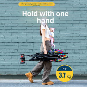 Cochecito de Bebé Ultraligero Plegable 3 en 1, Sistema de Viaje con Posiciones de Sentado y Acostado, Certificado EN1888, Compacto y Portátil para Bebés y Niños Pequeños - Product Image 5