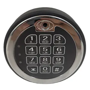 Duotai bàn phím điện tử lưu ký khóa an toàn với 3 xi lanh tùy chọn cho cá nhân, ngân hàng khách sạn trường lưu trữ