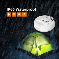 RTS Extérieur LED Solaire Camping Lumière Portable Tente Lampe Avec Crochet Suspendu Pliant Football Ampoule Rechargeable Déformable Garage La
