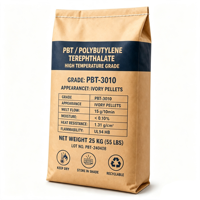 Sac à valve en papier kraft à fond plat, imprimé en héliogravure, laminé, en PP tissé, pour granulés chimiques, 25 kg, 50 kg, imperméable