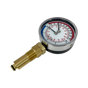 AKS 63mm medidor de temperatura do aço inoxidável, montagem radial, para sistemas HVAC/caldeira/refrigeração - Product Image 5