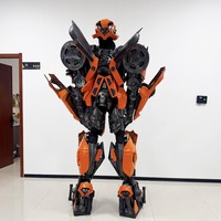 Vêtements de cosplay robot LED flexibles, vente directe d'usine. Convient aux expositions et aux événements festifs.