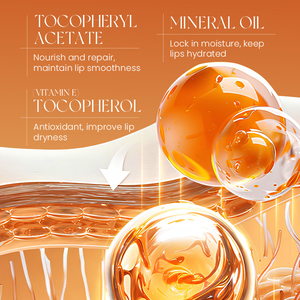 KORMESIC Private Label 4g Korean Orange Fruit Warming <b>Lip</b> Balm Color-changing Chrome Shiny Gloss Vitamin E Non-sticky Hydrating - Product Image 4