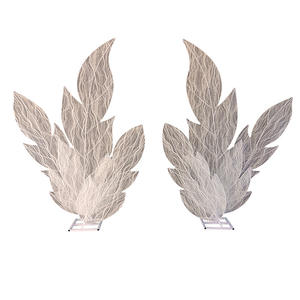 A-361 ชุดตกแต่งงานแต่งงานแบบกำหนดเอง ขายดี ปีกผีเสื้อ<span class=keywords><strong>เรือง</strong></span><span class=keywords><strong>แสง</strong></span> ฉากหลังใบเมเปิ้ล ไฟประดับสำหรับตกแต่งงานแต่งงาน - Product Image 6