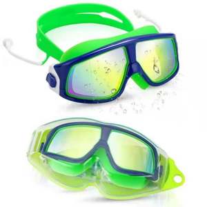 Electroplating with Earplug Swimming Goggles Boxes for Children Anti Fog and <b>Waterproof</b> <b>Silicone</b> Adjustable Swimming Goggles - Product Image 3