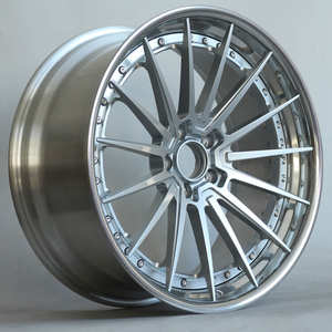 HRF 18x8.5 5x114.3 roue forgée voiture personnaliser deux pièces roues forgées CNC 24 "adapté pour moyeu de roue modifié de voiture haut de gamme - Product Image 5