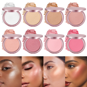 ไฮไลท์เตอร์แบบกดอัด 8 สี ปรับแต่งโลโก้ได้ ใช้ได้ทั้งใบหน้าและผิวกาย ติดทนนาน ปราศจากการทดลองกับสัตว์  วีแกน - Product Image 1
