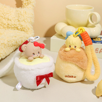 Ensemble de poupées en peluche parfumées Mikko Afternoon Tea - Design Kawaii sous licence officielle, collection de parfums doux, directement de l'usine