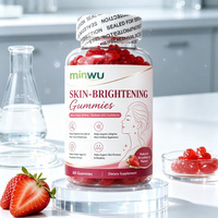 Gummies au collagène sans sucre, véganes, antioxydantes, pour une peau éclatante et lumineuse