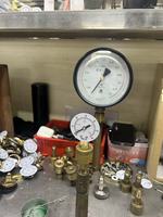 Manómetro Profesional de Alta Presión de 25 Bares, Esfera de 2 Pulgadas, Interfaz de Latón de 1/4 NPT, para Tanques y Compresores de Alta Presión