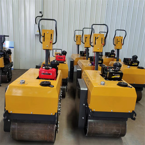 Rouleau vibratoire à double tambour, conception compacte pour la construction routière et le compactage des sols - Product Image 3