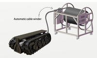 Caméra d'inspection de trous de voie à angle variable robot AVA-P6 machine robotique de débouchage de tuyau avec une profondeur maximale de 30m sous l'eau