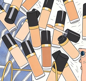 Base de maquillaje líquida - acabado mate, larga duración, cobertura total, control de grasa, tono oscuro, múltiples tonos, apta para todos los tonos de piel - Product Image 3