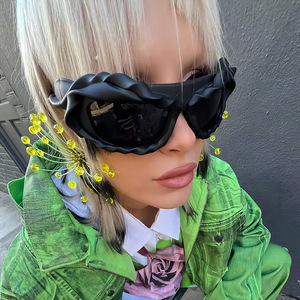 Trendy Cool Y2K Sunglasses for Women Men <b>Large</b> <b>Frame</b> Glasses Eyewear UV400 Protection Fashion New - Product Image 3