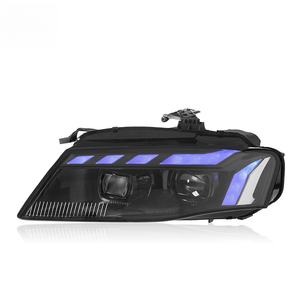 Nuovi Gruppi Ottici Anteriori per <span class=keywords><strong>Audi</strong></span> <span class=keywords><strong>A4</strong></span> 2009-2012 con Luci Diurne a <span class=keywords><strong>LED</strong></span> e Indicatori di Direzione Luminosi 12V 6000K - Product Image 3