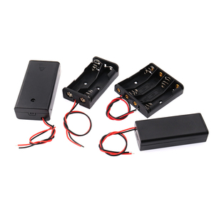 Boîtier de batterie 18650 pour 1, 2, 3, 4, 6 ou 8 cellules, connexion en série sans soudure, en plastique, DIY, avec fil, couvercle et interrupteur - Product Image 4