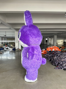 Đáng kinh ngạc giáng sinh Inflatable thỏ thỏ trang phục đầy đủ cơ thể đi bộ bunny linh vật phù hợp với phục sinh giải trí Bunny Dress - Product Image 4