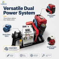 Treuil à câble professionnel YILI 3T 5T, machine de tirage de câbles diesel pour la construction de lignes électriques utilitaires en gros B2B
