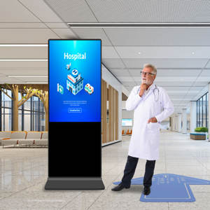 55 pouces HD LCD moniteur affiche conseil support sol publicité affichage signe pour l'éclairage inclus signalisation numérique - Product Image 5