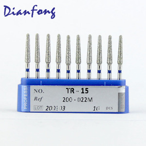 TR-15(ISO200-022M) FG314 gambo tonda cono frese dentarie diamantate - Product Image 6