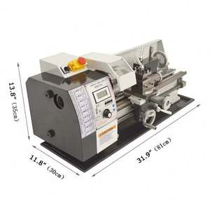 เครื่องกลึงมือหมุน Wm210V คุณภาพสูง เครื่องขนาดเล็กสำหรับงานโลหะ รูแกน 38 มม. มอเตอร์ไร้แปรงถ่าน 850 วัตต์ Shangxi 001 Turni - Product Image 4