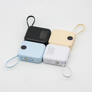 PD 22.5W Fast Charging with Built in 2 <b>Cables</b> High-Capacity Powerbank 10000mAh Portable Digital <b>Display</b> Power Bank - Product Image 4
