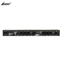 Amplificateur de voiture actif DSP Lane C-234XL avec subwoofer réglable, audio numérique 4 voies, machine de sonorisation DJ XLR, crossover 15W, noir