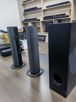 Systèmes de cinéma maison sans fil, ensemble complet de musique, lecteur audio portable, système de son surround, barre de son BT avec caisson de basses