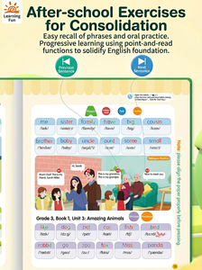 Maßgefertigtes Magisches Englisch-Vokabular Kinderbuch Interaktives Frühlernbuch mit Audio - Product Image 3