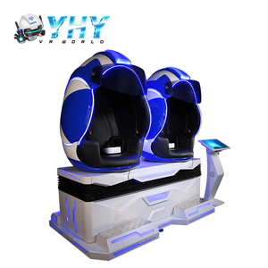 Sản Phẩm Tuyệt Vời Quảng Đông Ghế Trứng Màu Trắng Xanh Dương Trò Chơi Mô Phỏng Thiết Bị Vr Mô Phỏng Máy 9D Vr - Product Image 4