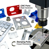 Pièces en alliage d'aluminium OEM, fabricant vérifié, pièces usinées CNC personnalisées, services d'usinage de pièces en acier inoxydable
