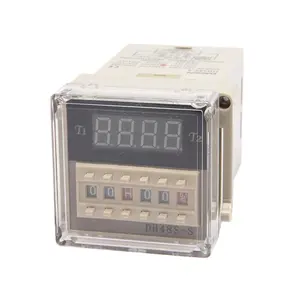 DAQCN High Quality DC 12V-48V AC 24V-380V Electronic Time Relay Dh48S-S