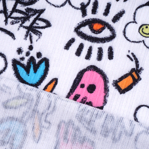 Diseño personalizado Impresión digital tejido elástico acanalado nuevo diseño para camiseta ropa deportiva y cuello - Product Image 5