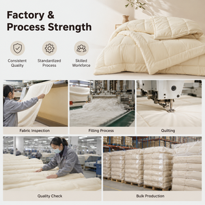 <span class=keywords><strong>Couette</strong></span> matelassée en <span class=keywords><strong>duvet</strong></span> d'oie 80% pour lit Queen Size, avec housse 100% satinée - Product Image 6