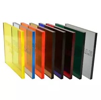 Boîtes d'ombre décoratives en acrylique fluo uniquement sans toile