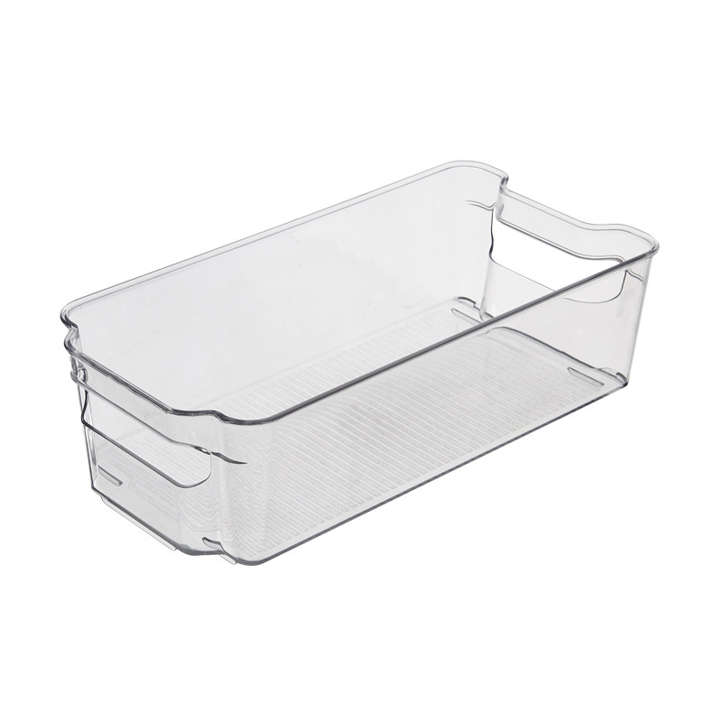 OEM Wholesale Plastic Organizer Fridge Rack Clear Kitchen Food Storage Box Fridge Organizer Bins