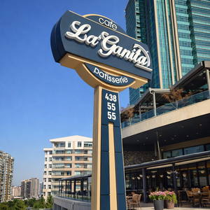 Letrero LED Grande Independiente para Exteriores, Letrero Publicitario para Parques Industriales y Comunidades Residenciales/Apartamentos - Product Image 6