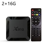 Boîtier TV intelligent Android 10.0 X96q Allwinner H313, sortie 4K, plusieurs options de mémoire (1 Go, 8 Go, 2 Go, 16 Go) avec Wi-Fi