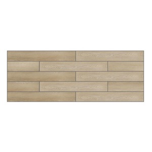 Plancher <span class=keywords><strong>vinyle</strong></span> gaufré chêne <span class=keywords><strong>blond</strong></span> pâle naturel de 48 pouces de long, étanche, qualité commerciale pour centres commerciaux et commerces de détail - Product Image 4
