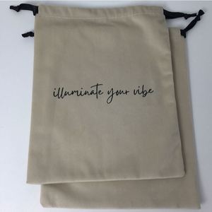 ผู้ผลิตขายส่ง ถุงใส่รองเท้ากำมะหยี่ขนาดใหญ่ พิมพ์โลโก้ได้ตามต้องการ ถุงเก็บเสื้อผ้า หมวก ของใช้ส่วนตัว แบบกำมะหยี่สุดหรู - Product Image 4