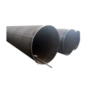 Tubos de aço preto API 5L ERW Gr.B SCH 40 Prime com óleo aprovado para estrutura 6m/12m de comprimento extremidades lisas